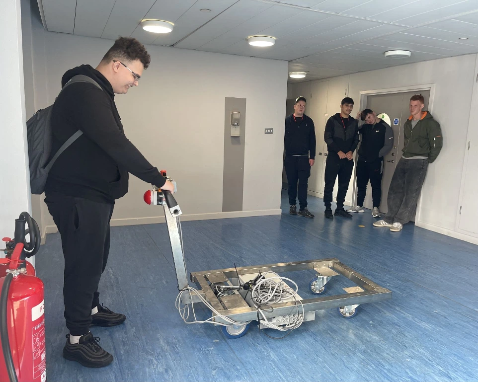 Material handling demonstration